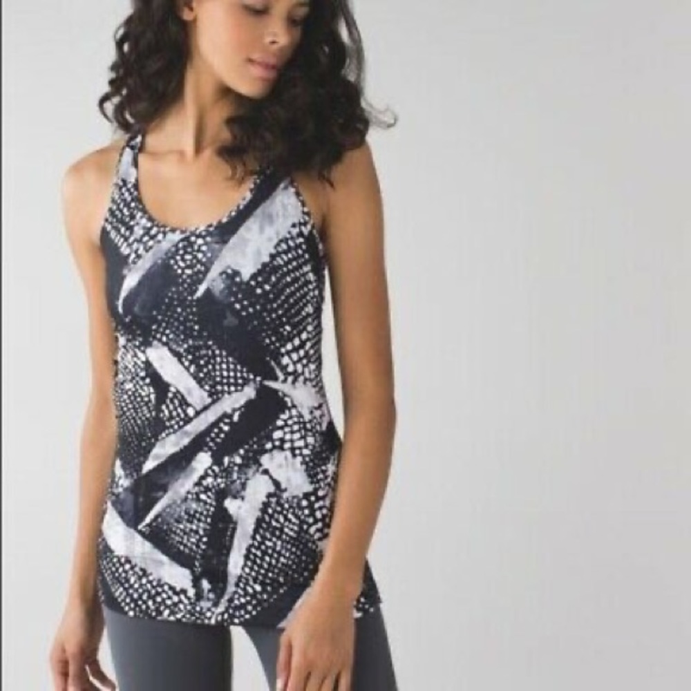 Lululemon Cool Racerback II Print Tank